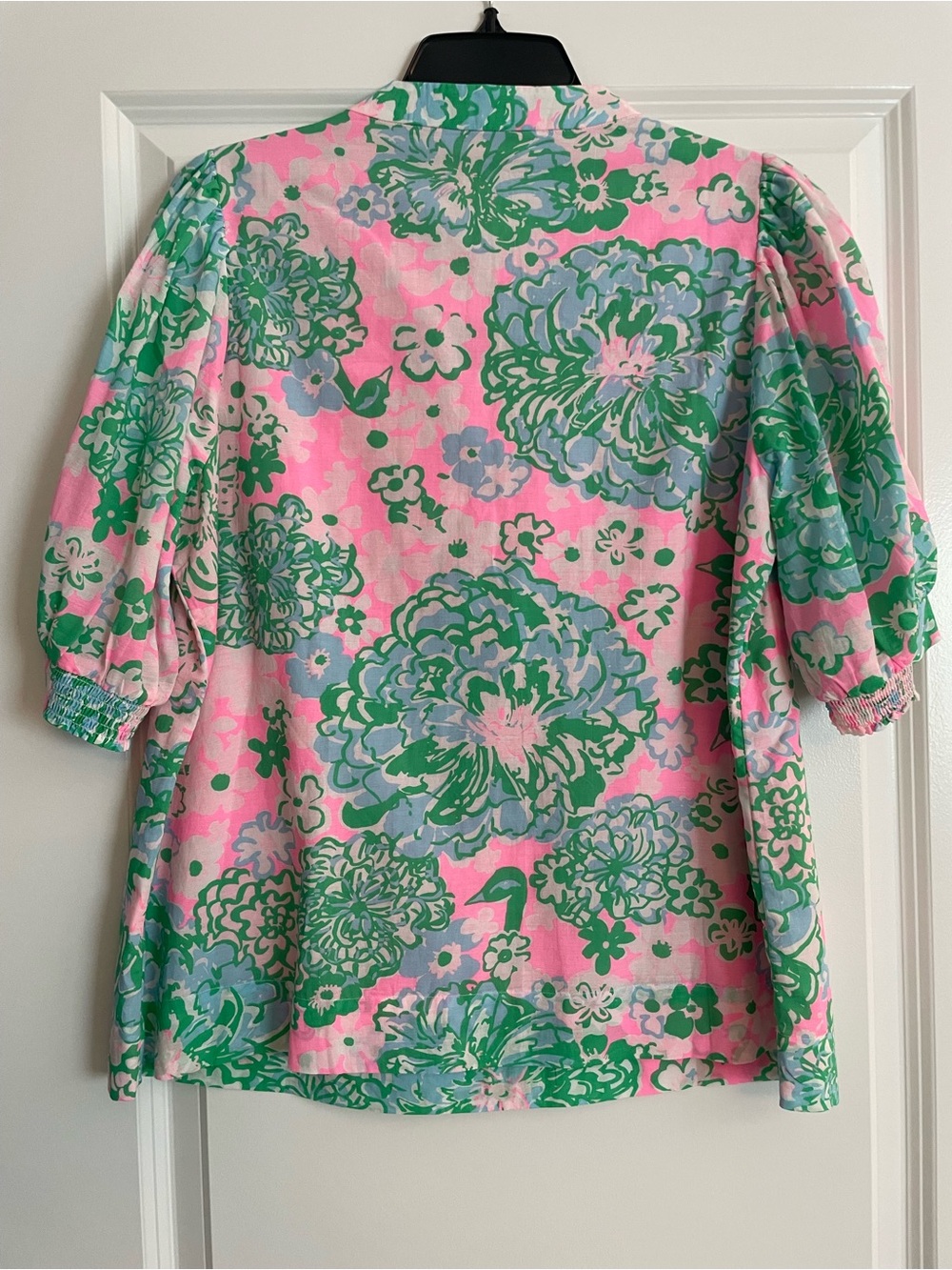 NWOT Lilly Pulitzer Pink/Green Top size L - Picture 2 of 3